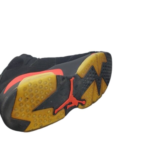 Air Jordan 6 retro men\'s black sneakers infrared size 11.5 main image 7